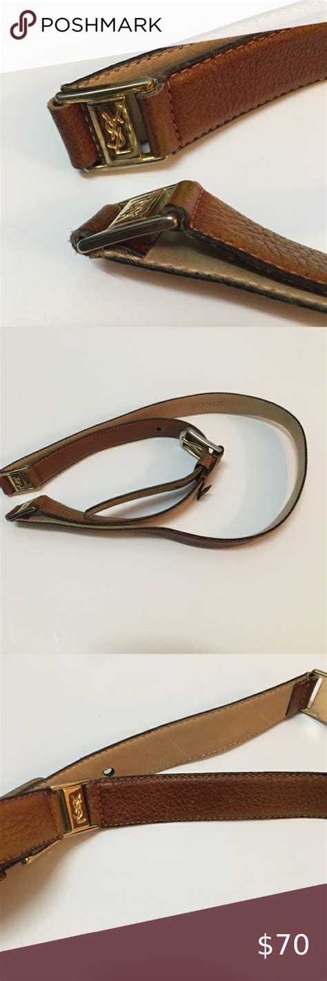 authentic ysl belt|YSL belt used.